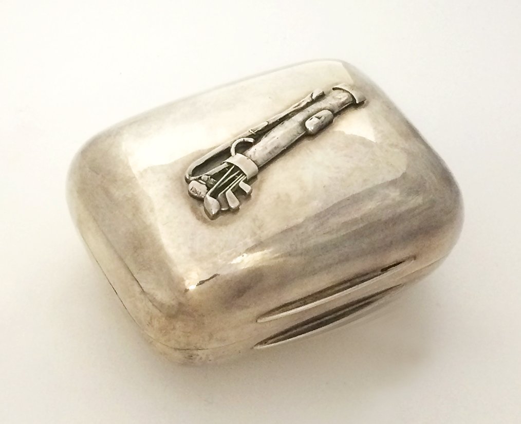 Sterling Silver Cigarette Box (1 of 4)