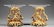 Pair of French Gilt Bronze & Crystal Figural Tazze