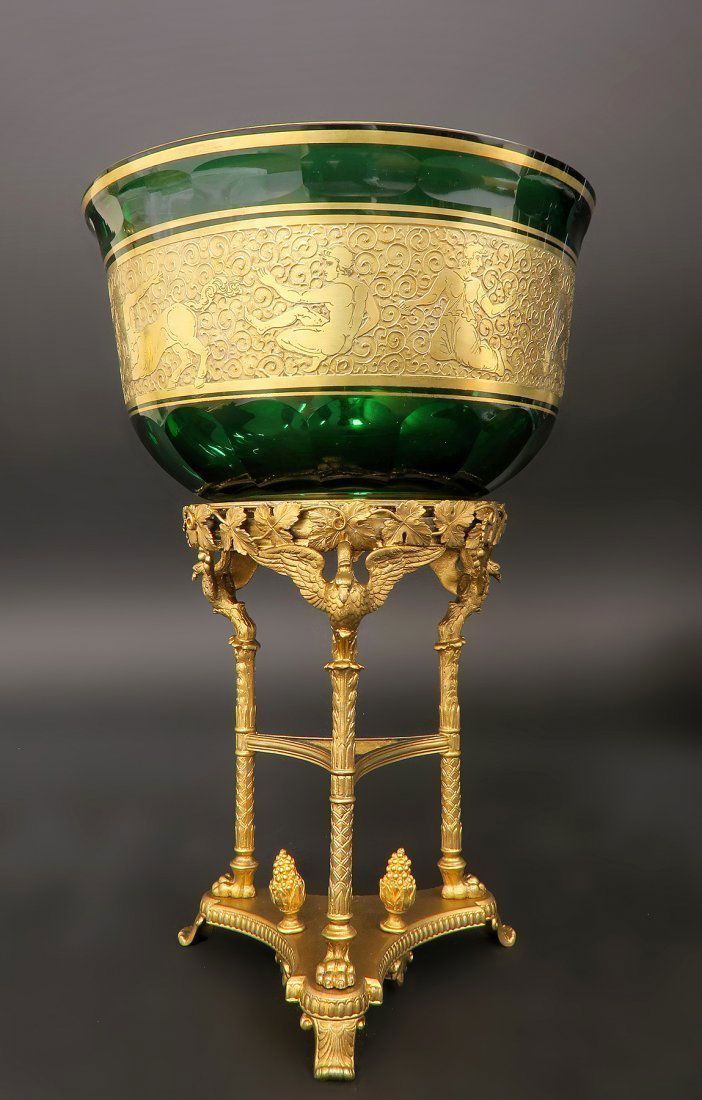 Beautiful French 19th C. Baccarat Crystal Centerpiece (1 of 5)