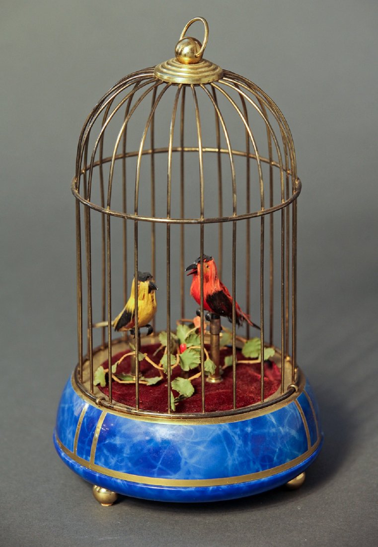 German Automaton Singing Bird Cage (1 of 2)