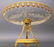 19th C. French Bronze & Baccarat Crystal Centerpiece