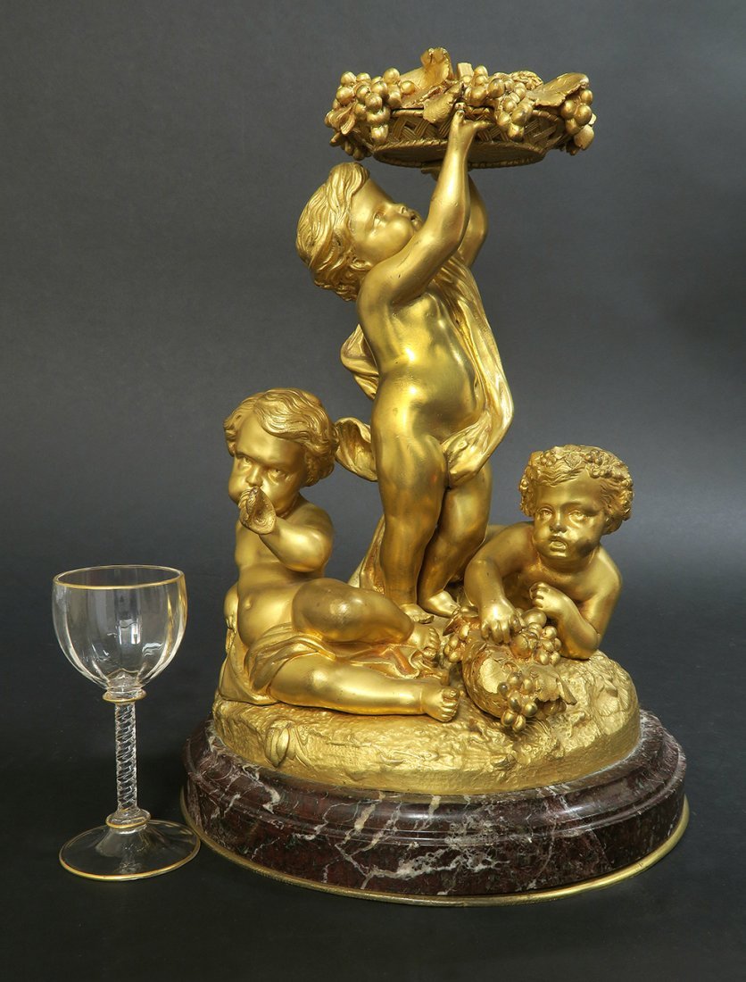 Fine 19th C. French Bronze Figural Statue by Raingo (1 of 9)