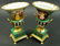 Pair of Hand Painted Paris Porcelain Urns - 10