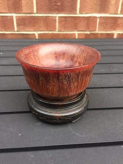 Chinese Carved Horn Bowl (1 of 4)