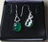 Burmese Green Jade and 925 Sterling Silver Earrings - 2