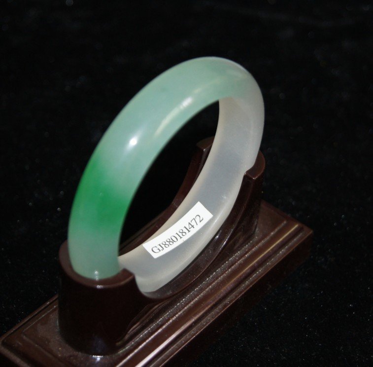 100% Natural A Grade Chinese Jadeite Jade Bangle (1 of 3)