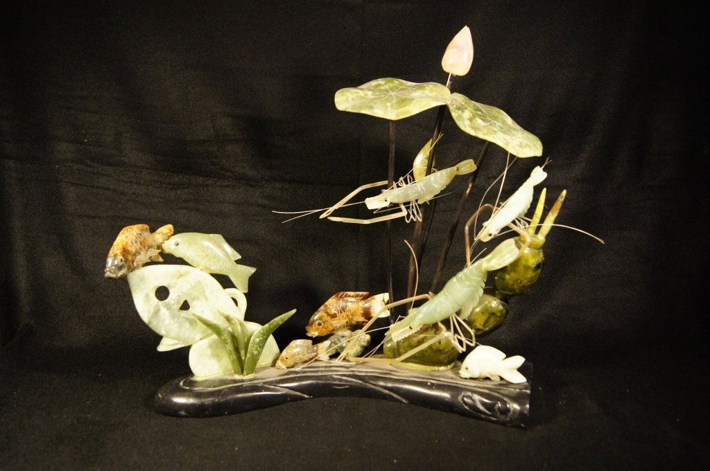 Chinese antique jade sculpture 玉摆件 (1 of 4)