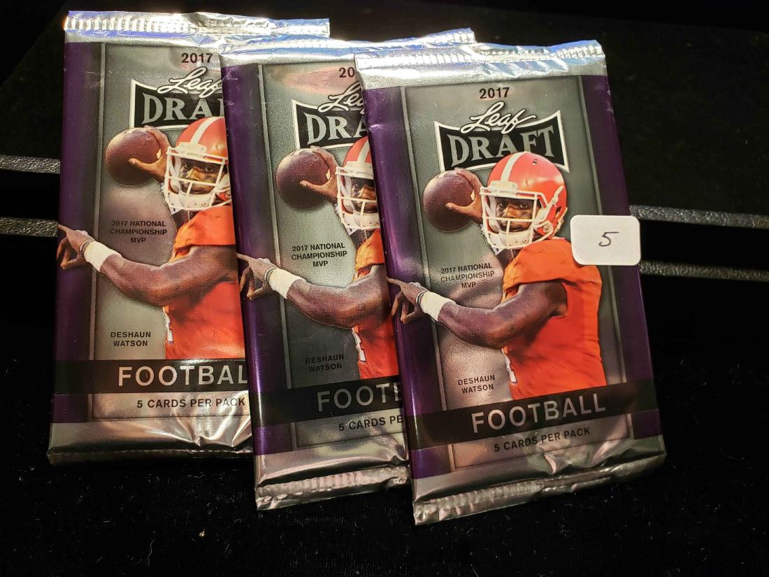 NFL UNOPENED FOOTBALL CARDS (1 of 1)
