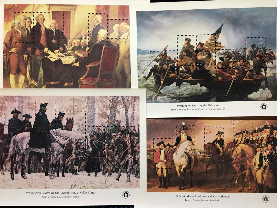 UNITED STATES POSTAGE STAMPS MINT SOUVENIR SHEETS (1 of 1)