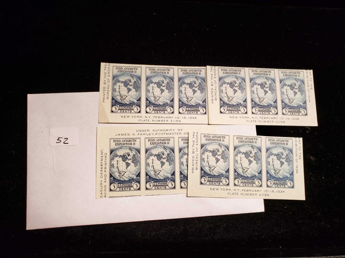 US MINT STAMP BLOCKS BYRD ANTARCTIC EXPEDITION 2 (1 of 1)