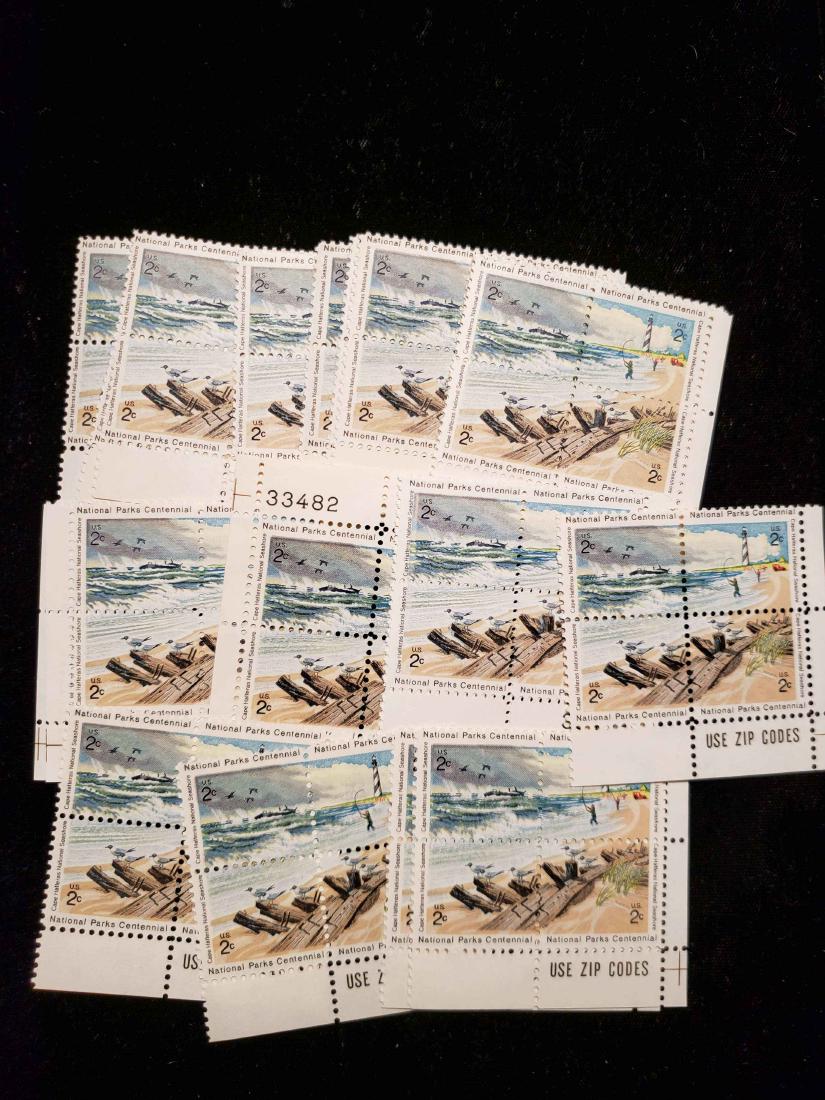 LOT OF 20 MINT US POSTAGESTAMPS MINT PLATE BLOCKS (1 of 1)