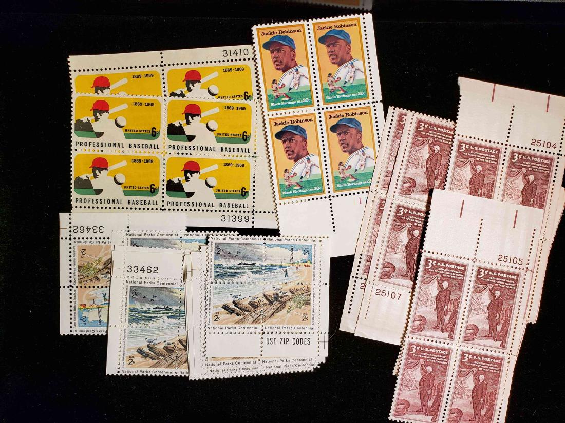 LOT OF 20 MINT US POSTAGESTAMPS MINT PLATE BLOCKS (1 of 1)