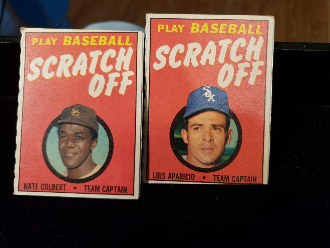 VINTAGE TOPPS BASEBALL SCRATCH OFFS (1 of 1)