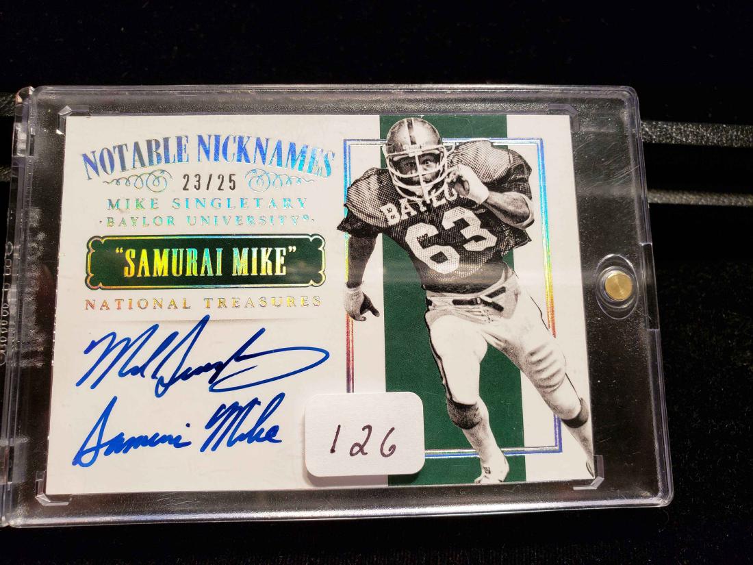 PANINI NATIONAL TREASURES NOTABLE NICKNAMES NUMBERED (1 of 1)
