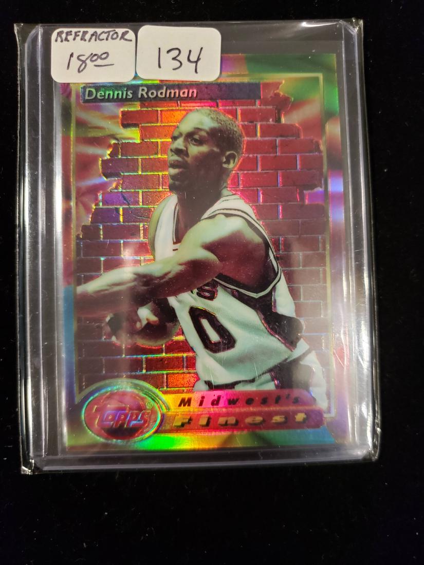 DENNIS RODMAN SAN ANTONIO SPURS RARE REFRACTOR (1 of 1)