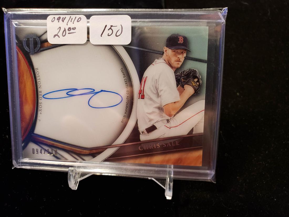 2018 TOPPS TRIBUTE BASEBALL LOW NUMBERED ON CARD AUTO (1 of 1)