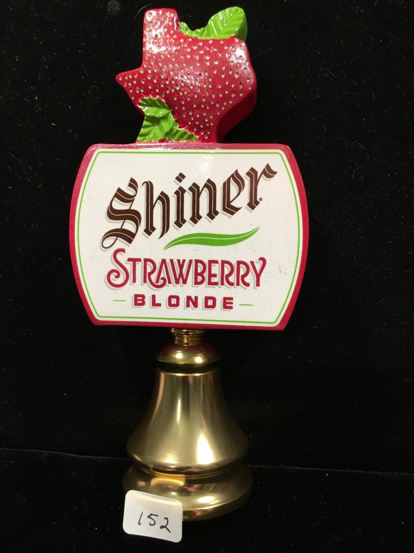 SHINER BEER STRAWBERRY BLONDE ALE TAP HANDLE (1 of 2)