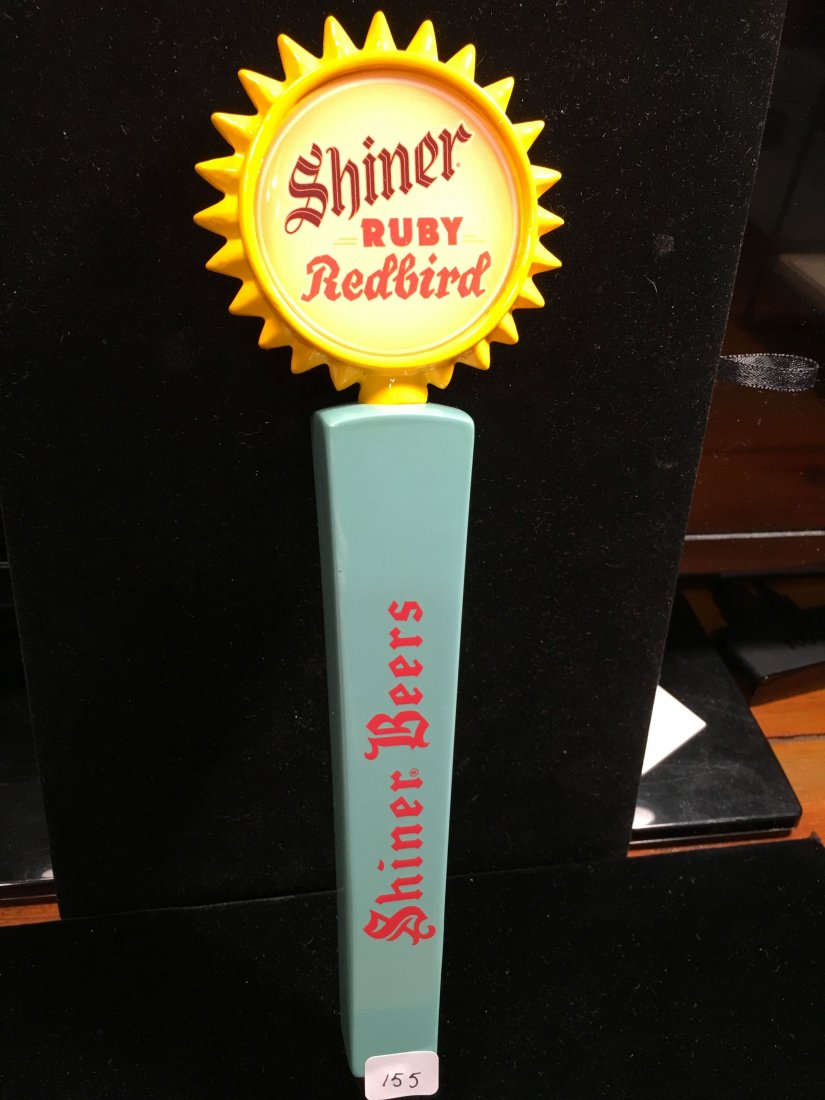 SHINER BEER RUBY REDBIRD BEER TAP PULL HANDLE (1 of 4)