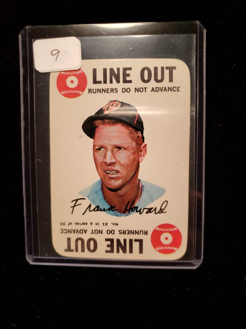 FRANK HOWARD VINTAGE 1970 TOPPS GAME CARD INSERT (1 of 1)