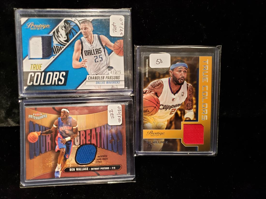 NBA BASKETBALL GAME USED JERSEY CARD (1 of 1)