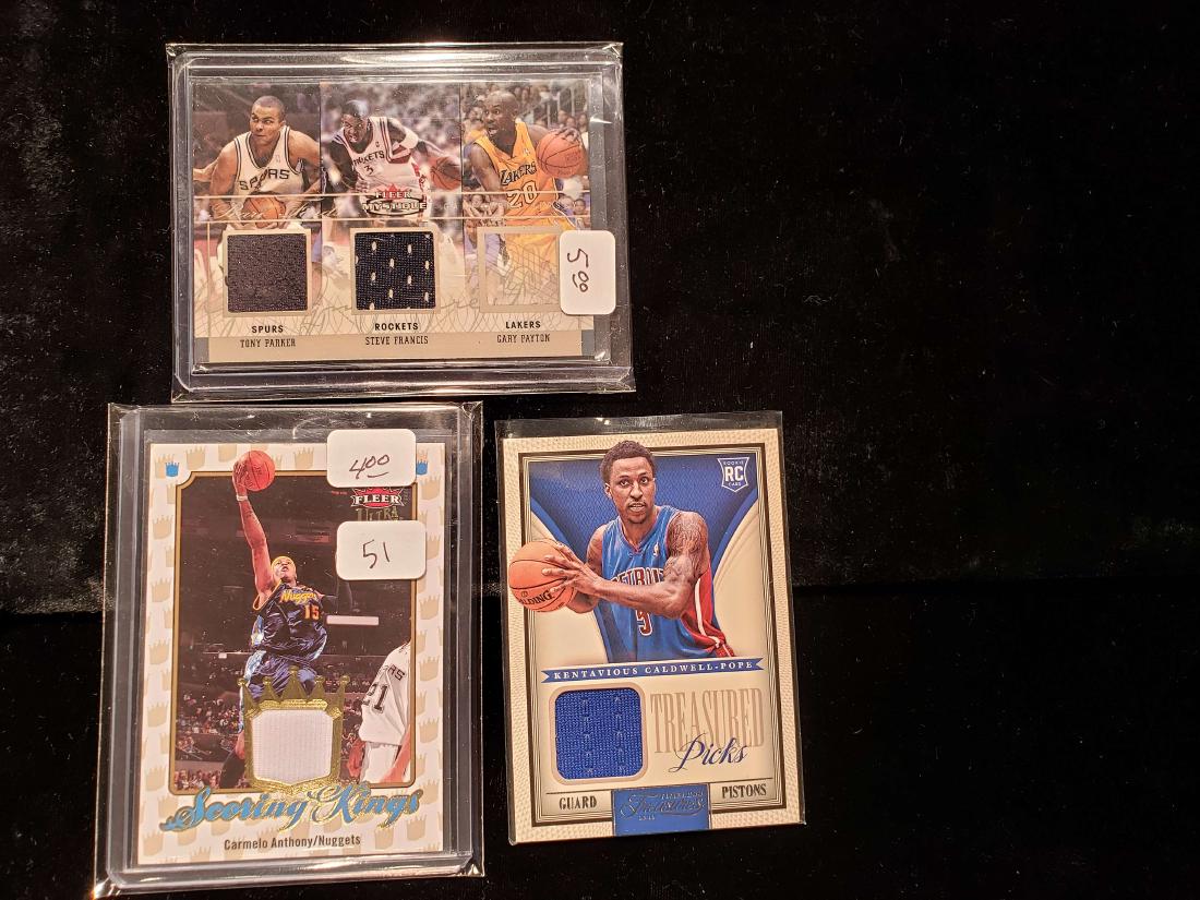 NBA BASKETBALL GAME USED JERSEY CARD (1 of 1)