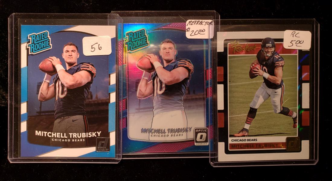 MITCHELL TRUBISKY CHICAGO BEARS ROOKIE FOOTBALL CARDS (1 of 1)
