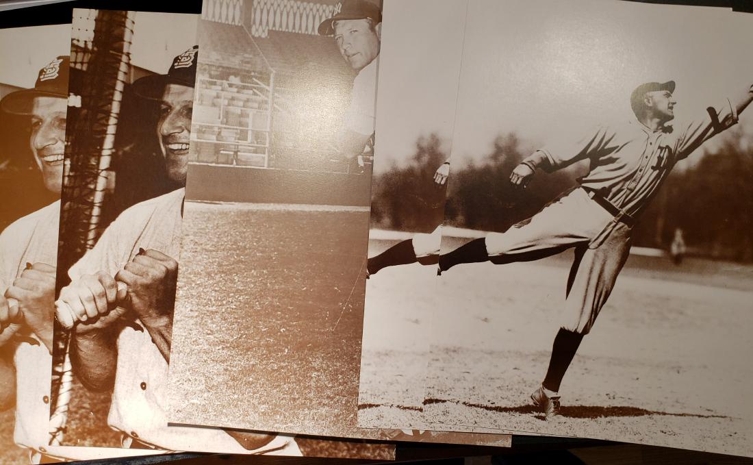 HALL OF FAME BASEBALL 11 X 14 POSTER CARDS: STAN THE MAN MUSIAL, TY COBB, MICKEY MANTLES