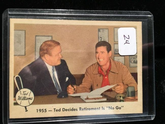 1959 FLEER BASEBALL GREATS TED WILLIAMS MINT PLUS (1 of 1)