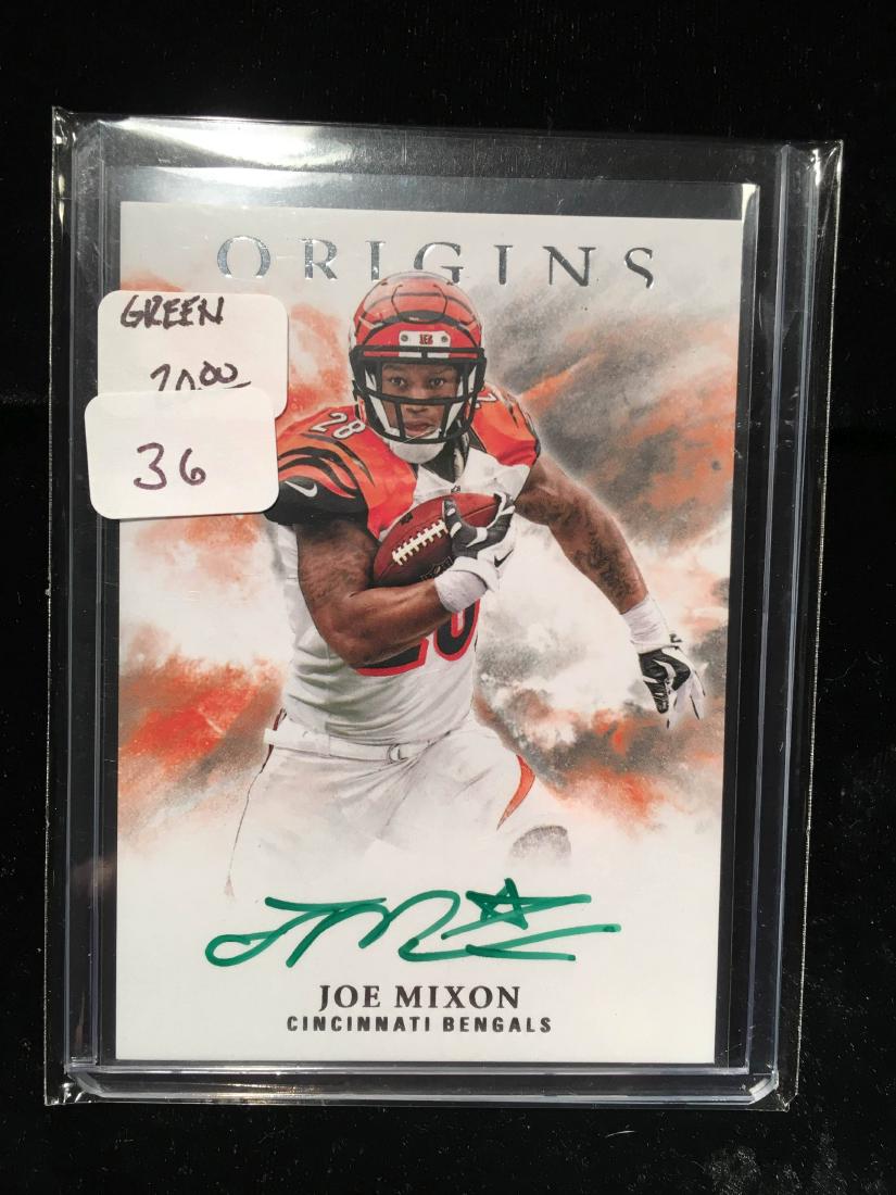 PANINI ORIGINS FOOTBALL RARE GREEN AUTO (1 of 1)