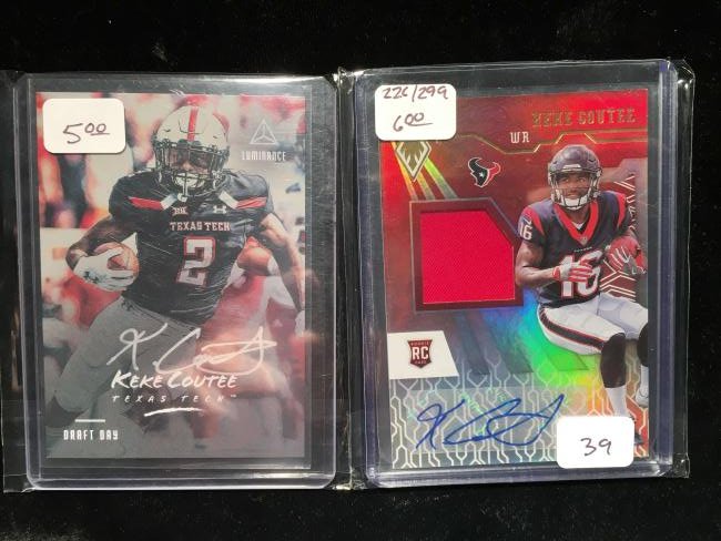 HOUSTON TEXANS KEKE COUTEE ROOKIE JERSEY CARD NUMBERED (1 of 1)