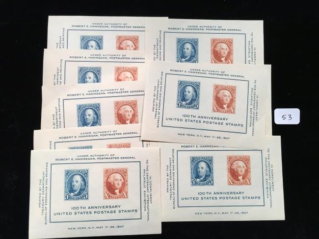 UNITED STATES MINT POSTAGE STAMPS SOUVENIER STAMP (1 of 1)