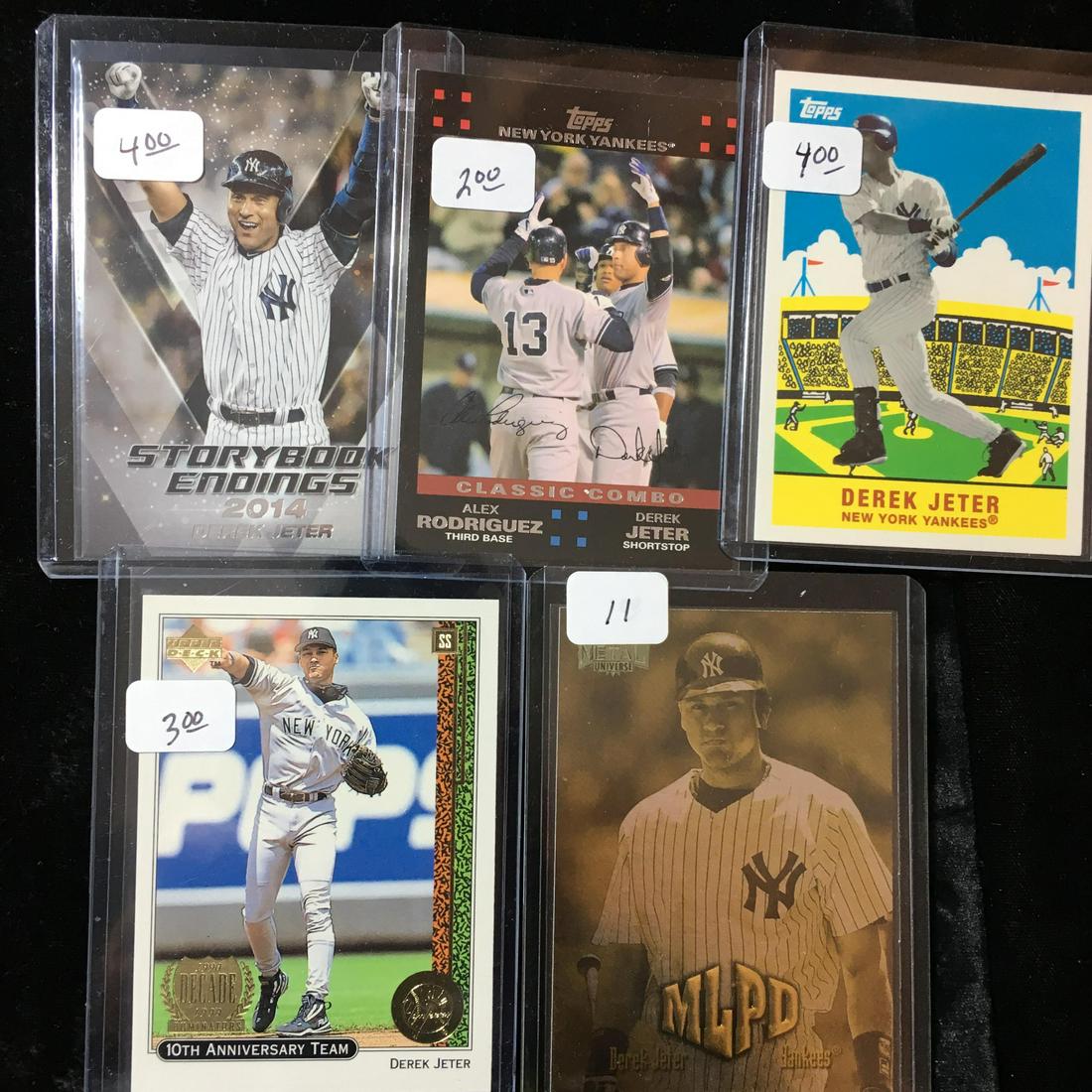 new york yankees derek jeter the captain baseball card (1 of 1)