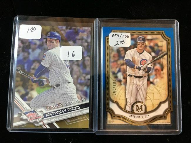 ANTHONY RIZZO CHICAGO CUBS SERIAL NUMBERED BASEBALL (1 of 1)