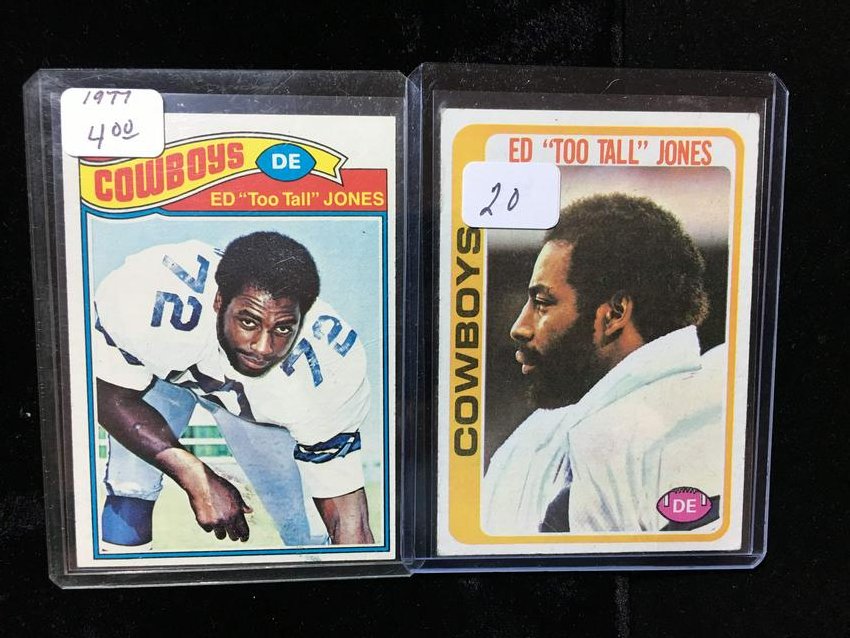 VINTAGE DALLAS COWBOYS NFL FOOTBALL CARD LEGENDS LOT (1 of 1)