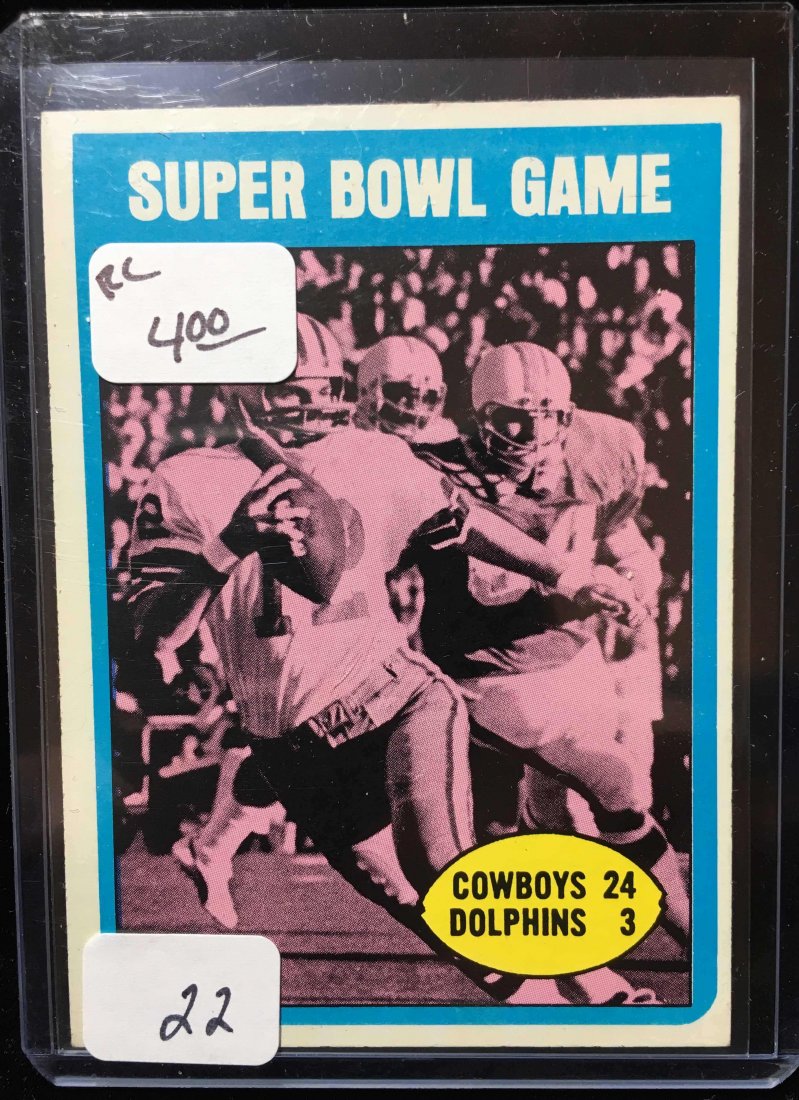 1972 TOPPS ROGER STAUBACH ROOKIE CARD SUPER BOWL HIGH (1 of 1)