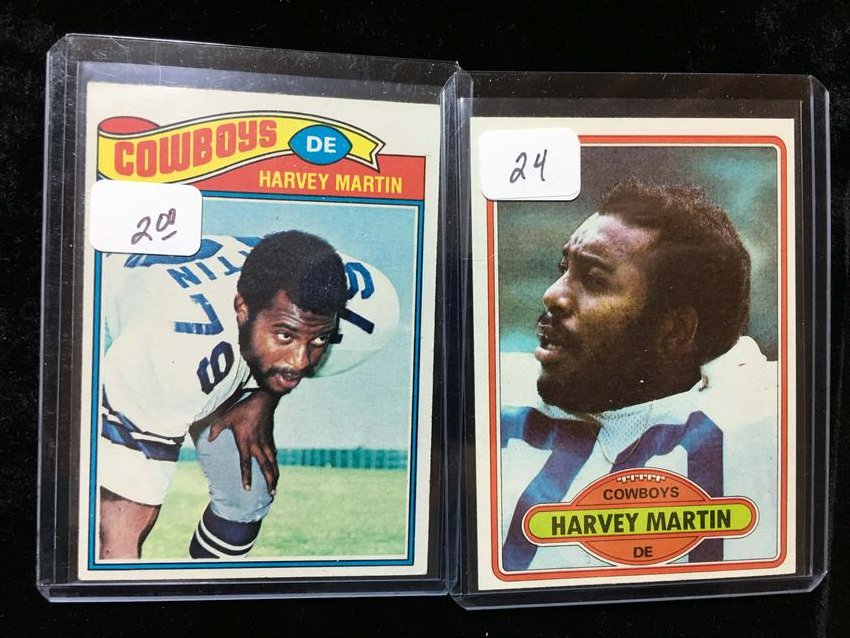 VINTAGE DALLAS COWBOYS NFL FOOTBALL CARD LEGENDS LOT (1 of 1)