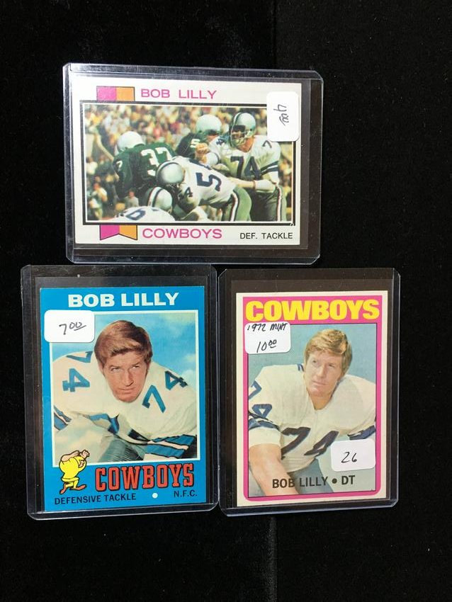 VINTAGE DALLAS COWBOYS NFL FOOTBALL CARD LEGENDS LOT (1 of 1)