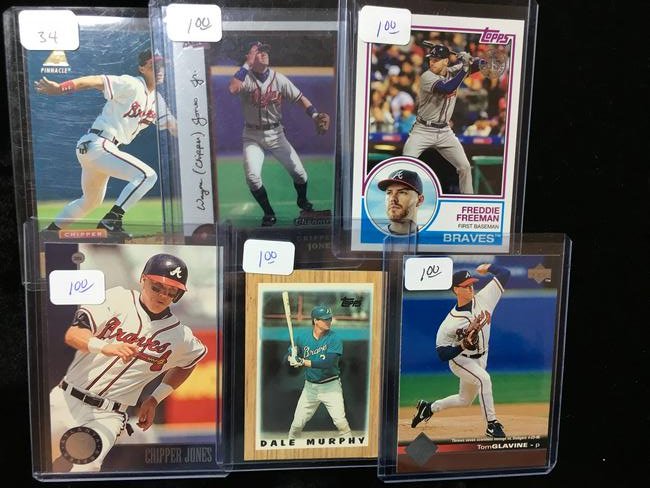 BASEBALL CARD COLLECTION ATLANTA BRAVES STARS LEGENDS (1 of 1)