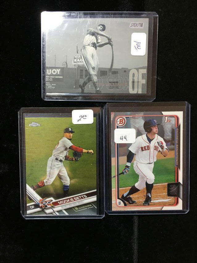 BASEBALL CARD COLLECTION BOSTON RED SOX PROSPECT AND (1 of 1)