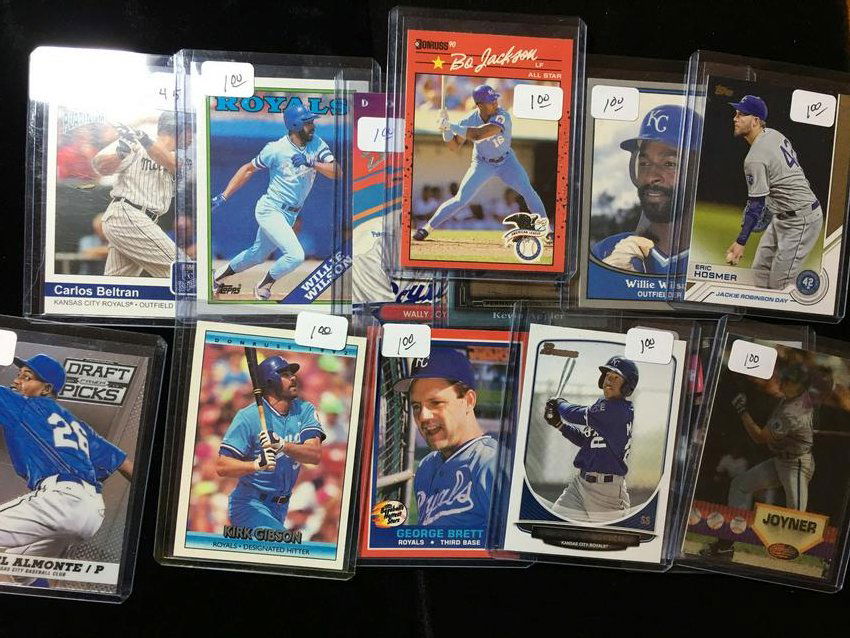 BASEBALL CARD COLLECTION KANSAS SITY ROYALS STARS (1 of 1)