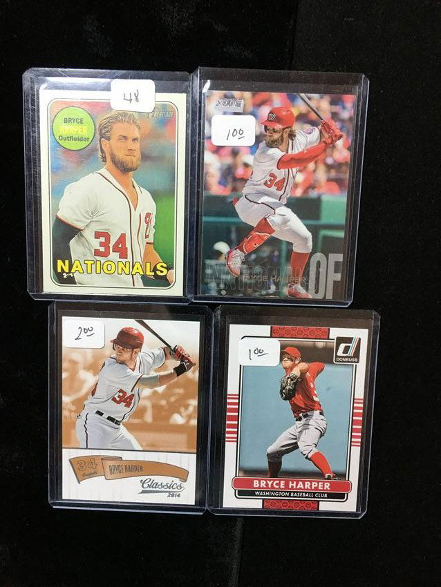 BASEBALL CARD COLLECTION BRYCE HARPER LOT (1 of 1)