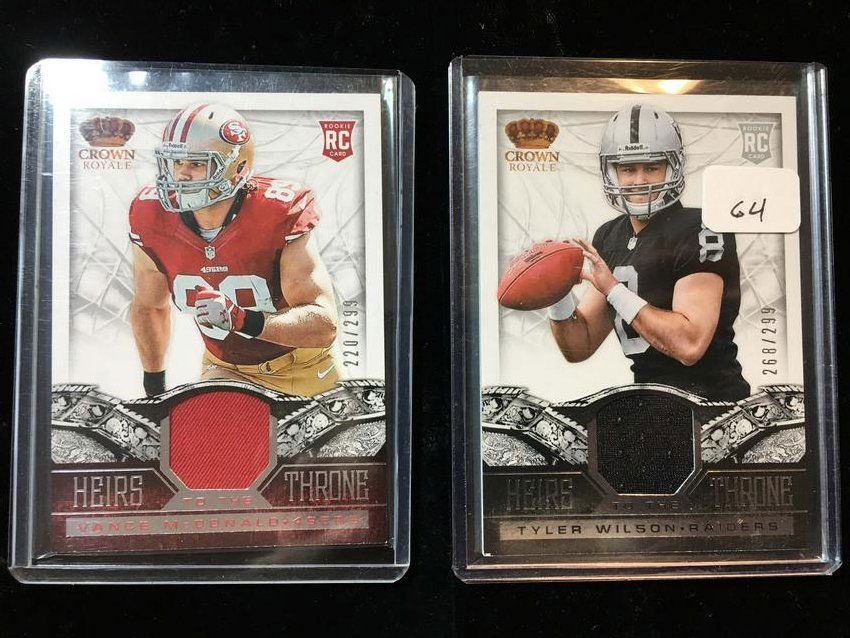 CROWN ROYALE FOOTBALL ROOKIE JERSEY CARDS NUMBERED TO (1 of 1)