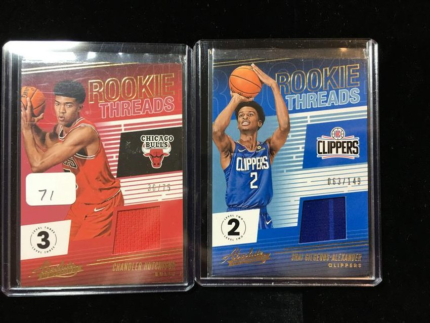 NBA BASKETBALL GAME USED JERSEY CARD LOT (1 of 1)