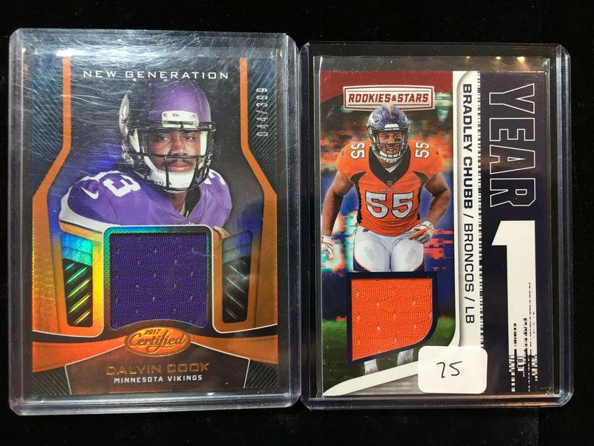 NFL ROOKIE JERSEY CARD LOT (1 of 1)