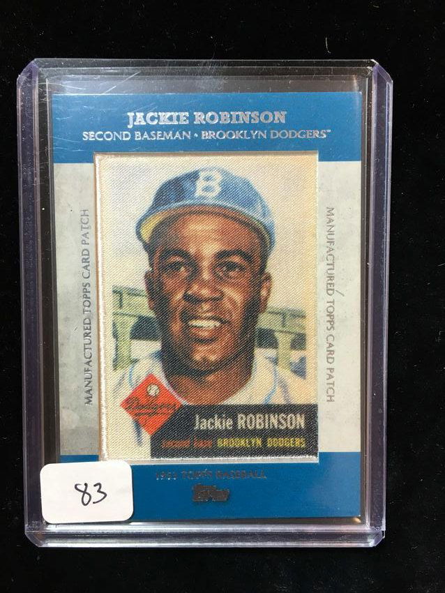 2013 TOPPS BASEBALL JACKIE ROBISON COMMEMORATIVE PATCH (1 of 1)