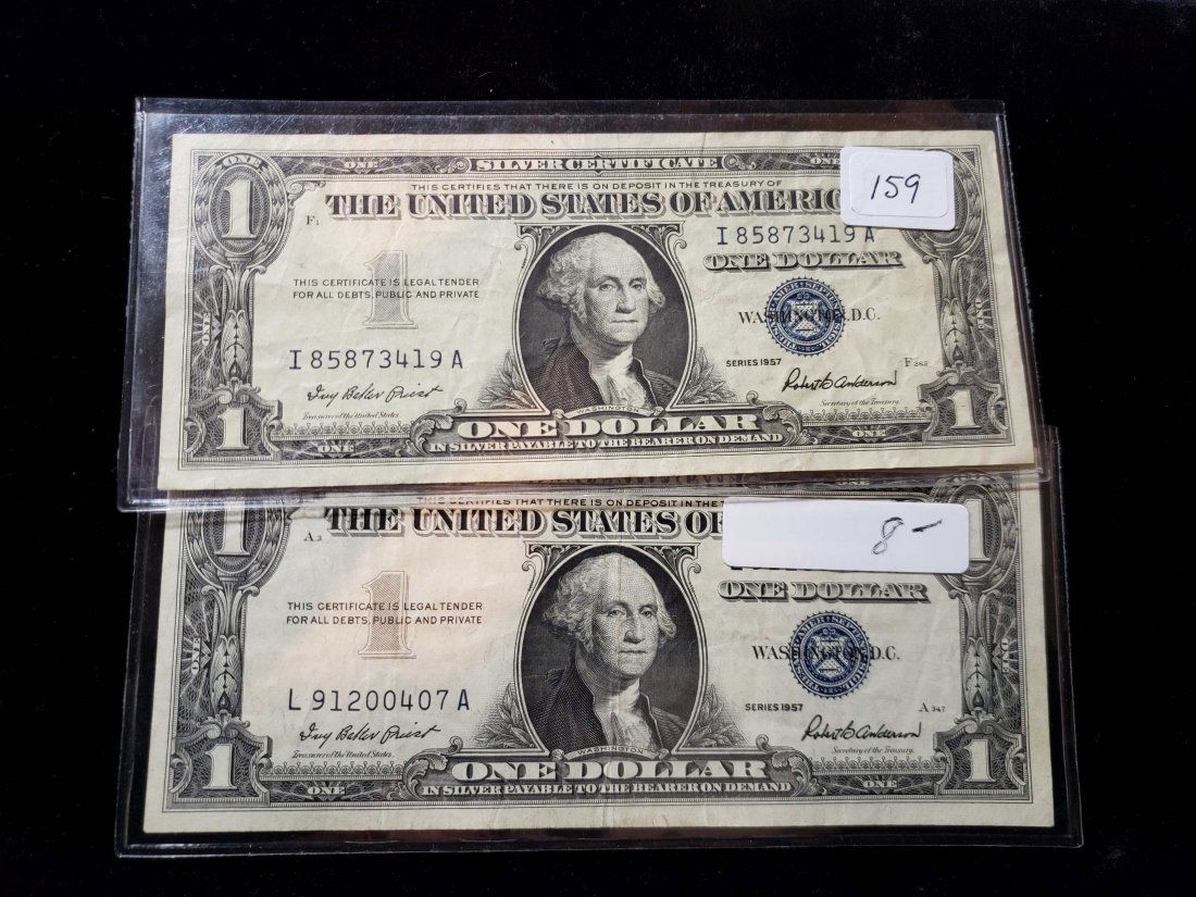 LOT OF UNITED STATES CURRENCY 1957 SILVER CERTIFICATE (1 of 1)