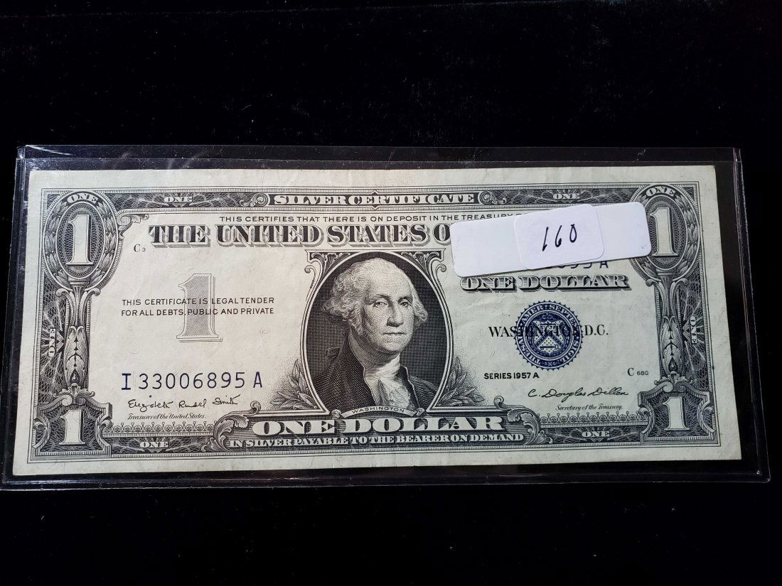 LOT OF UNITED STATES CURRENCY 1957A SILVER CERTIFICATE (1 of 1)