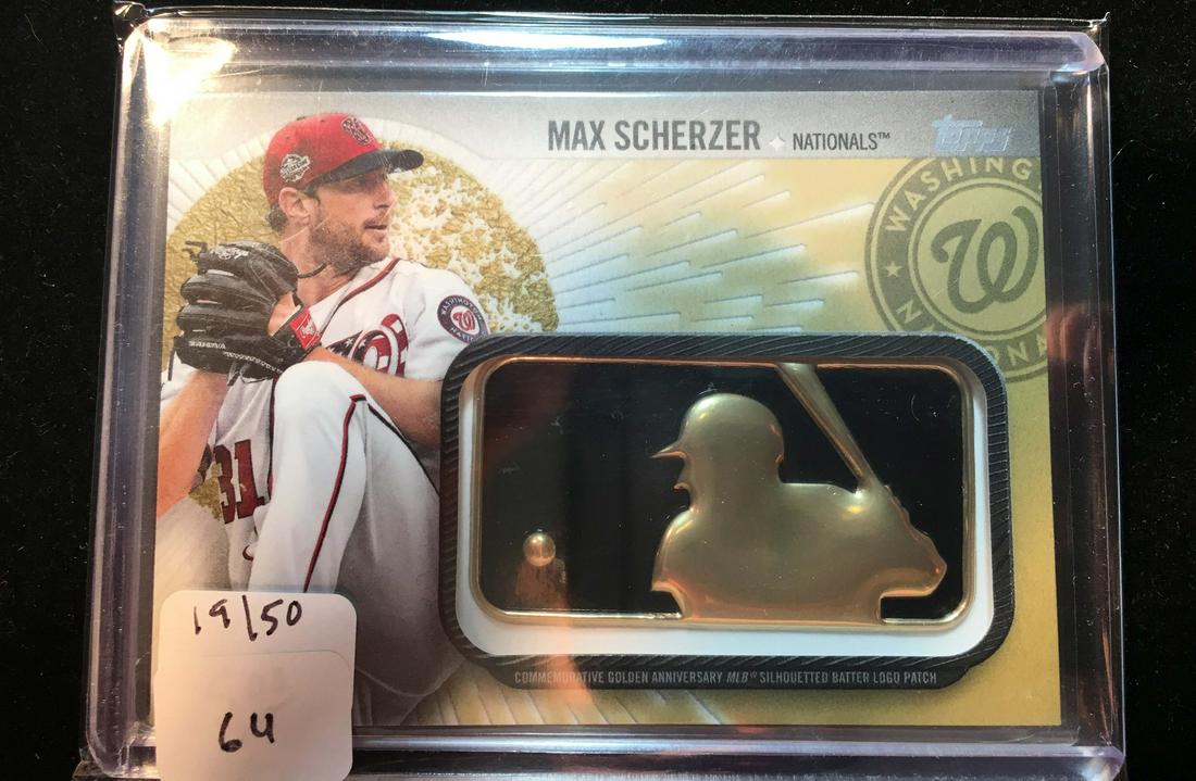 MAX SCHERZER WASHINGTON NATIONALS COMMEMORATIVE GOLDEN (1 of 1)