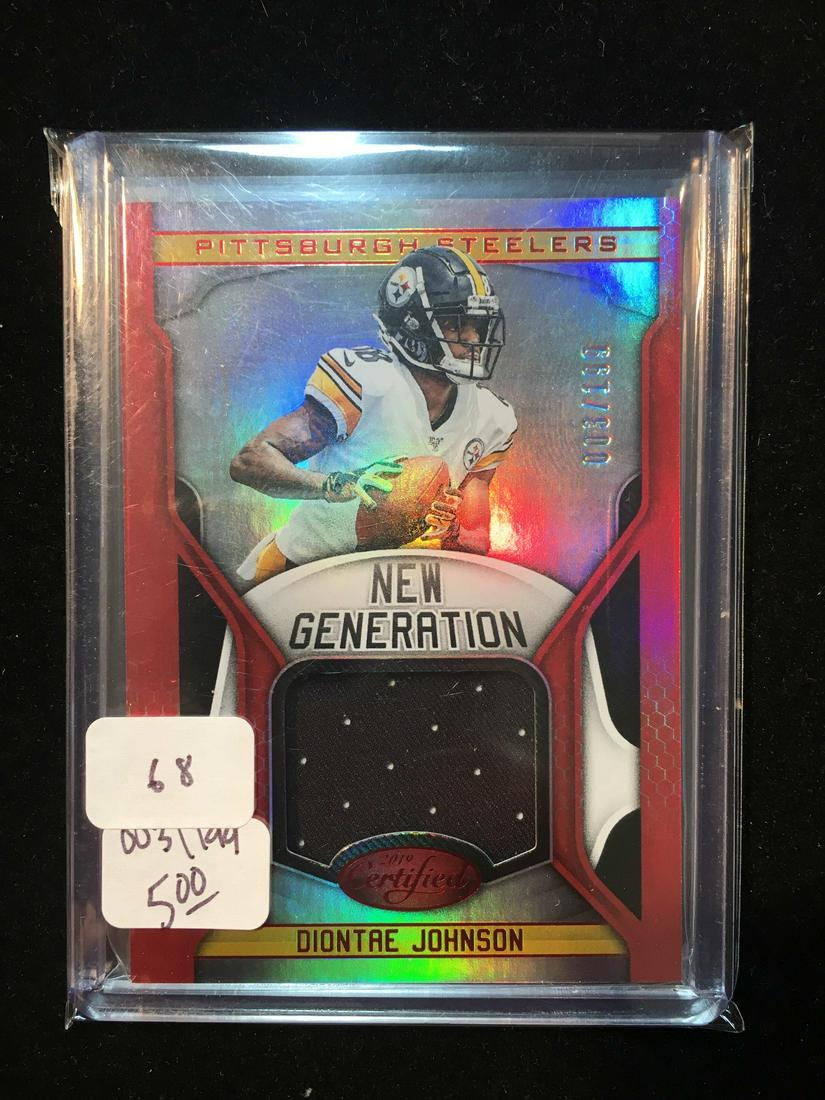 DIONTE JOHNSON PITTSBURGH STEELERS 2019 PANINI (1 of 1)