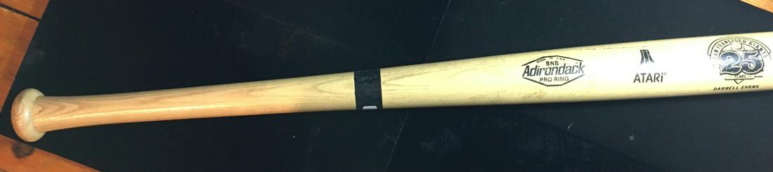 SAN FRANSISCO GIANTS 25TH DARRELL EVANS BALLPARK BAT (1 of 3)